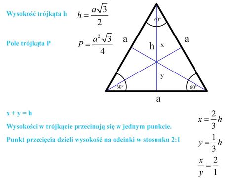 Jak Obliczyc Pole Trojkata Rownobocznego Image To U