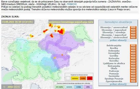 Pogled V Nebo Po Izjemno Vro Em Dnevu Grozi To A Preverite Kje