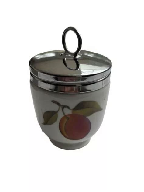 ROYAL WORCESTER EVESHAM King Size Egg Coddler Rarer Pattern Pear