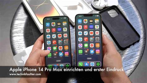 Apple Iphone 14 Pro Max Einrichten Und Erster Eindruck Technikfaultier