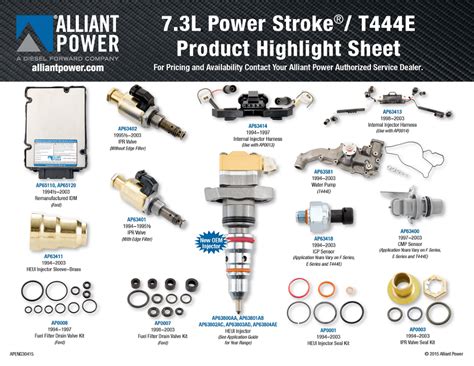 Alliant Power Diesel Fuel Injection Ford Liter Power Stroke Inject