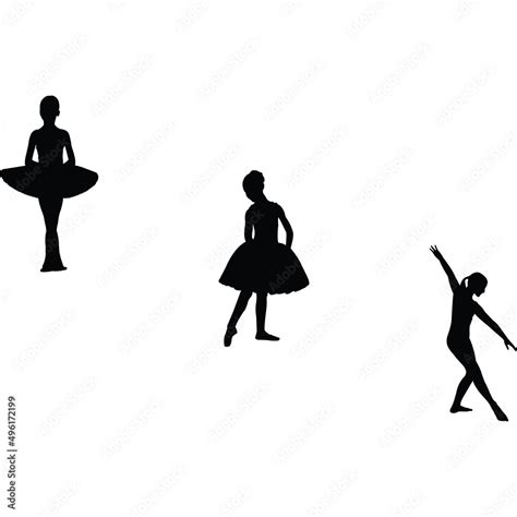 Kids Dance Silhouette Vector Stock Vector | Adobe Stock