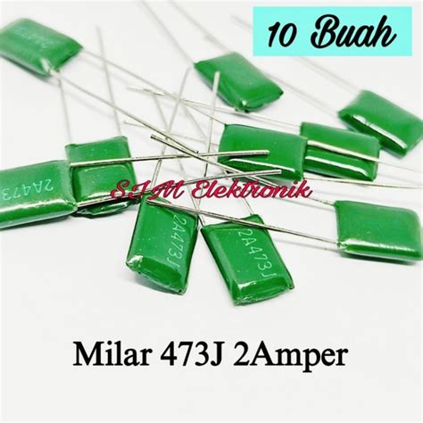 Jual Kapasitor Milar J A Capacitor Mylar J Amper Pcs