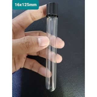 Pcs Per Order Black Screw Cap Test Tubes Round Bottom Borosilicate