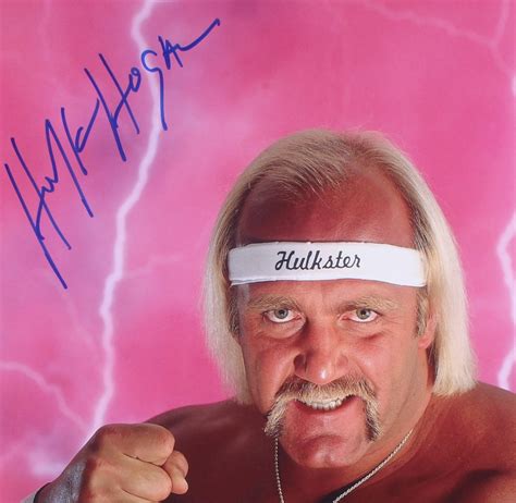 Hulk Hogan Signed X Photo Psa Coa Pristine Auction