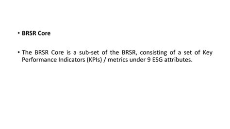 Brsr Core An Extension Of Business Responsibility And Sustainability