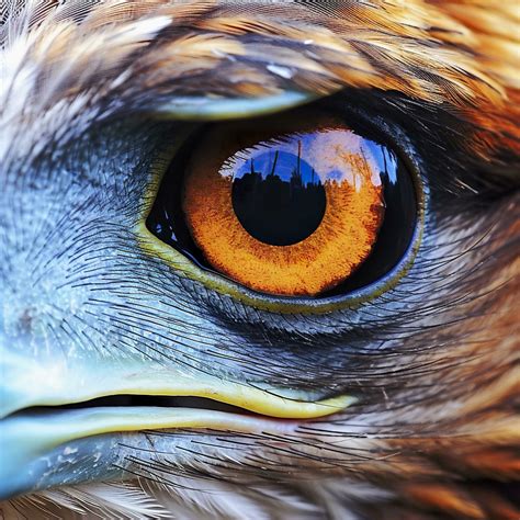 Eagle Eye. A Close Look at the Vision of the King of Birds. AI ...