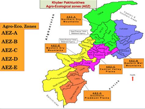 Kpk Districts Map