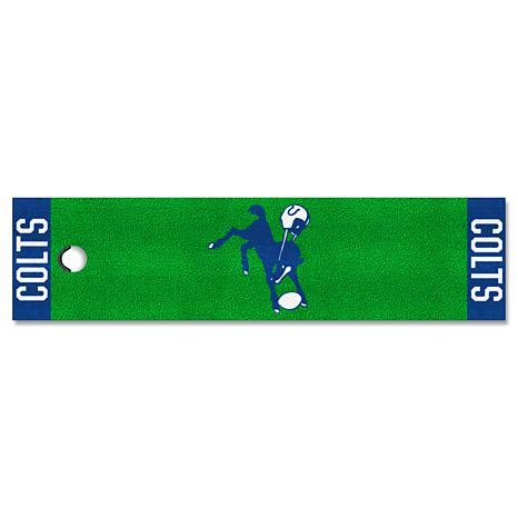 Officially Licensed Nfl Indianapolis Colts Putting Green Mat With Logo