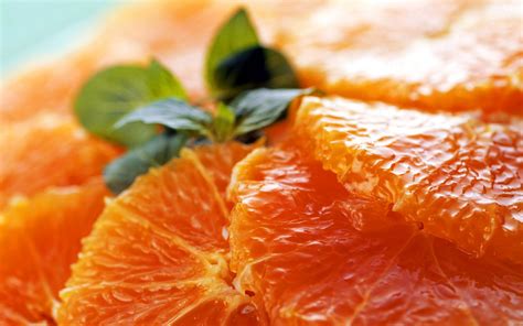 Wallpaper Food Macro Tangerine Orange Fruit Citrus Clementine