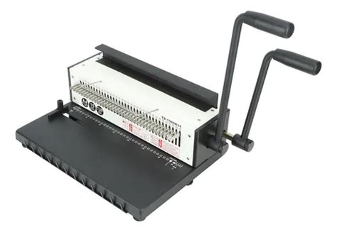 Máquina Encadernadora De Espirais - Máquina De Encadernação: Espiral De 3:1, 34 Furos, 2 Bobinas | Frete grátis