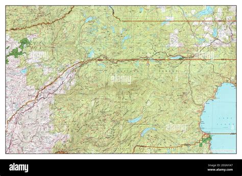 Truckee California Map 1977 1100000 United States Of America By Timeless Maps Data Us