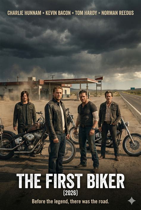 Coming - 🎬 THE FIRST BIKER (2026) ⭐ Charlie Hunnam • Kevin Bacon • Tom