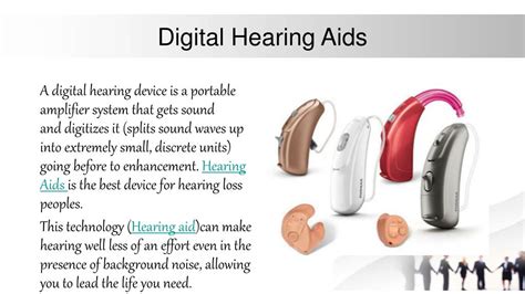 Ppt Digital Hearing Aid Powerpoint Presentation Free Download Id 7599026