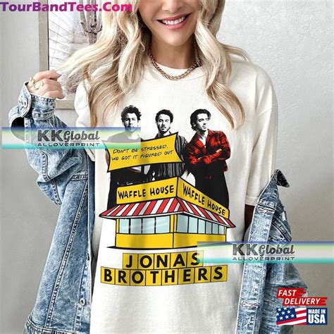 Jonas Brothers Waffle House Shirt Tour Concert 2023 Retro Unisex Gift ...