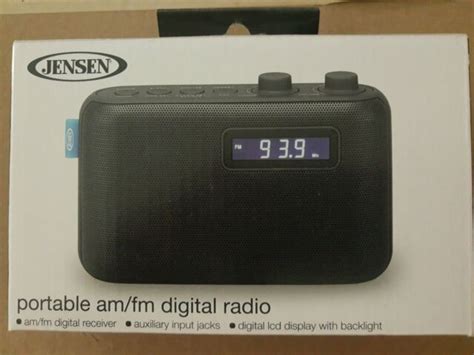 Jensen Sr Portable Am Fm Digital Radio With Preset For Sale Online