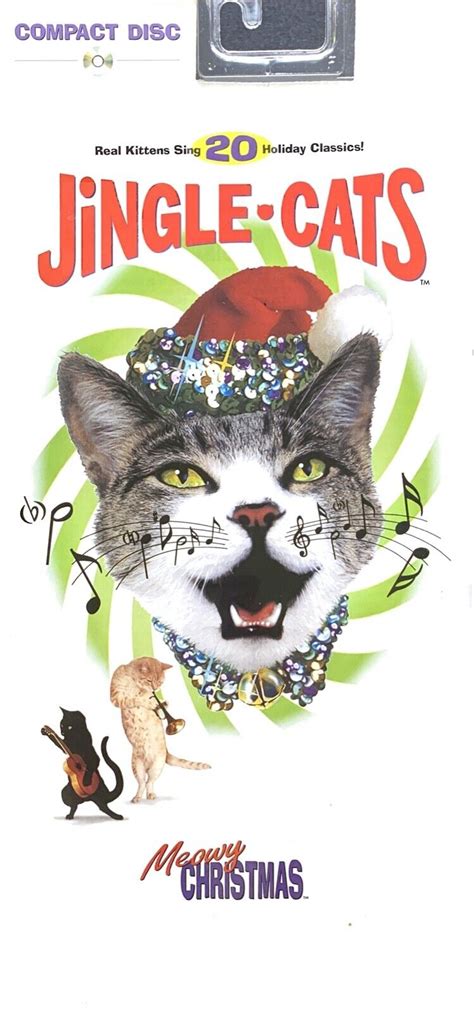 Meowy Christmas By Jingle Cats Cd 1993 Real Kittens Sing 20 Holiday