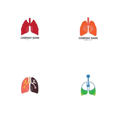 肺部健康和護理標誌模板是具有創意象徵主義矢量圖和圖標設計的標誌性概念 向量 癌症 医生 人類向量圖案素材免費下載，png，eps和ai