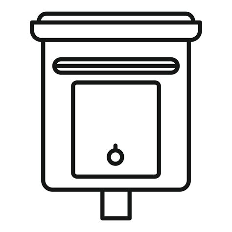 Message Mailbox Icon Outline Style 14549713 Vector Art At Vecteezy