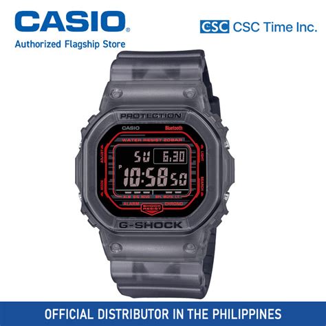 Casio G Shock DW B5600G 1DR Black Resin Strap 200 Meter Bluetooth