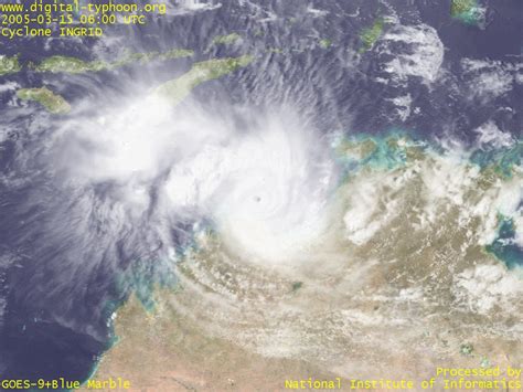 Digital Typhoon 2005 Cyclone INGRID