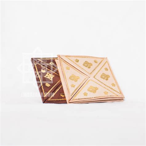 Origami Folding Leather Coin Purse — Little Marrakesh Bazaar