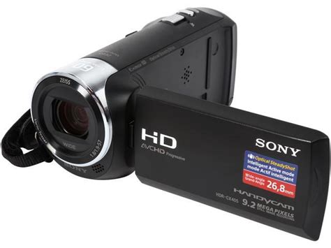 SONY Handycam CX405 HDR CX405 B Black 1 5 8 Back Illuminated Exmor R