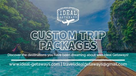 Custom Trip Packages Bucketlist Travel Ideal Getaways Llc