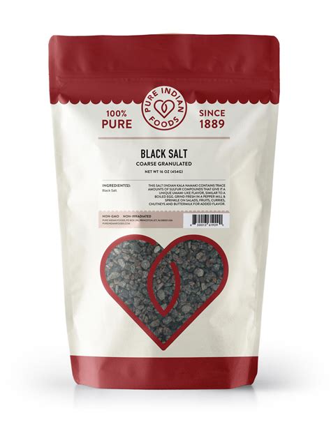 Black Salt Indian Kala Namak Pure Indian Foods