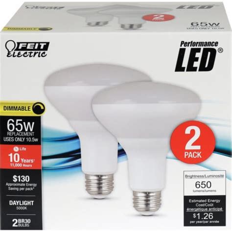 Feit Electric 105 Watt 65 Watt Performance Led® Br30 Dimmable Light Bulbs 2 Pk King Soopers