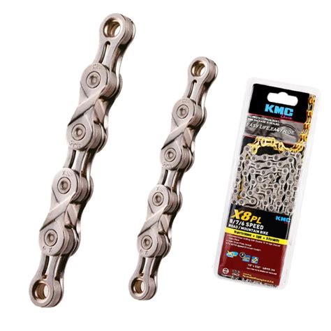 Original Kmc X Pl Speed Chain Silver For Trekking Links Light