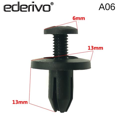 Ederivo A06 1PCS 6mm Black Car Bumper Interior Trim Panel Door Trim