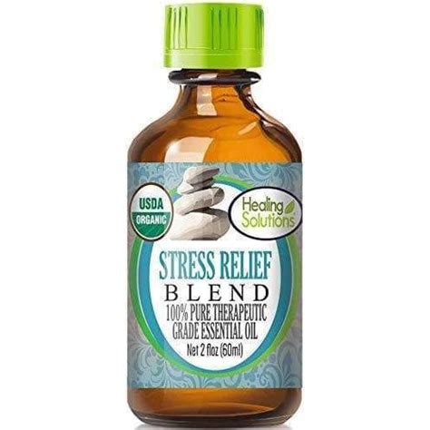 Premium Organic Stress Relief Blend Essential Oil High Quality