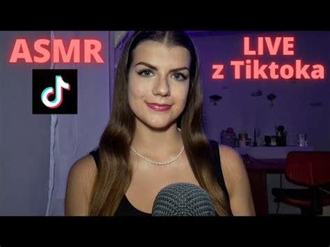 ASMR po polsku Zapis LIVE z TikToka Luźne gadanie oraz wyzwalacze