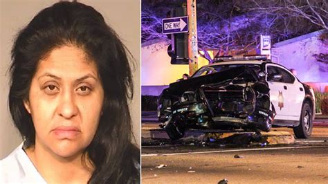 Drunk Driver Runs Red Light And Crashes Into Cop Car Fresno Police Say