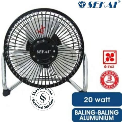 Jual Kipas Sekai Hfn Kipas Angin Besi Metal Desk Fan Inch Di