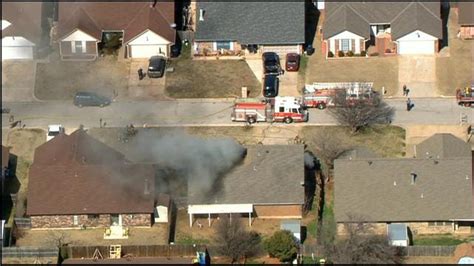 Firefighters Battle House Fire In Southwest Okc