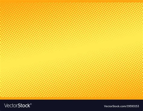 Yellow Halftone Background Royalty Free Vector Image