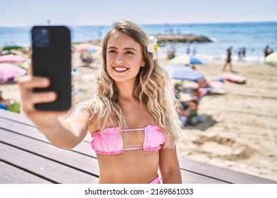 Sexy Blonde Selfie Images Stock Photos Vectors Shutterstock