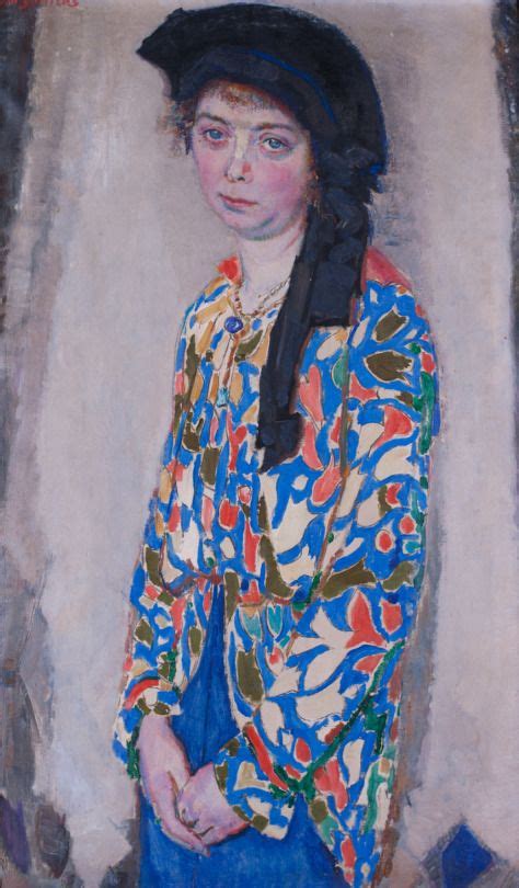 Portret Van Wilhelmine Mien De Bruijn Proos Jan Sluijters Ca 1914