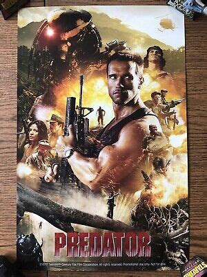 PREDATOR 11X17 Original Promo Movie Poster SDCC 2017 MINT Arnold