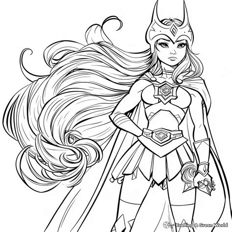 She Ra Coloring Pages Free And Printable