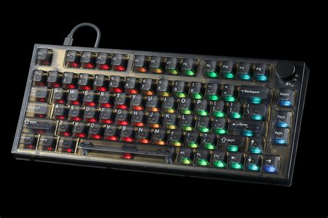 Keydous Nj80 Smoke Wireless Rgb Keyboard Drop Exclusive Mechanical