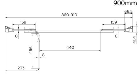 Aquadart Inline Recess Hinged Shower Door