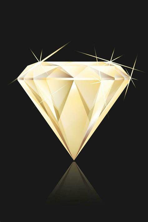 Gemstone. Isolated on a dark background. Vector. 32507445 Vector Art at ...