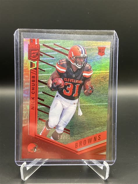 Donruss Elite Rookies Aspirations Nick Chubb Rc For