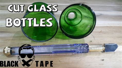 How To Cut Glass Bottles Simplest Youtube