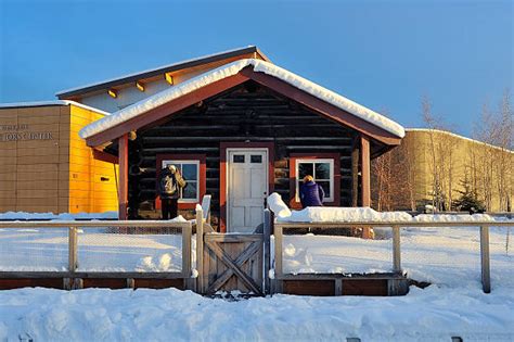 Best Alaska Cabin Snow Stock Photos, Pictures & Royalty-Free Images ...