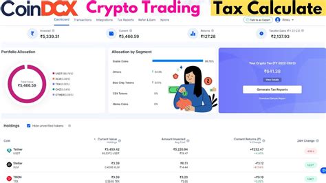 How To Calculate Trading Income Tax On Coindcx Exchange Crypto Taxes