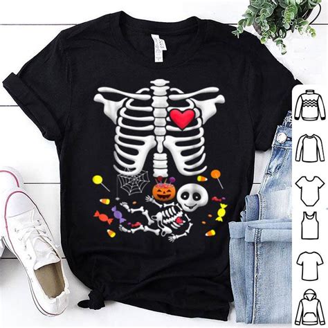 Pregnant Skeleton Candy Halloween shirt, hoodie, sweater, longsleeve t ...